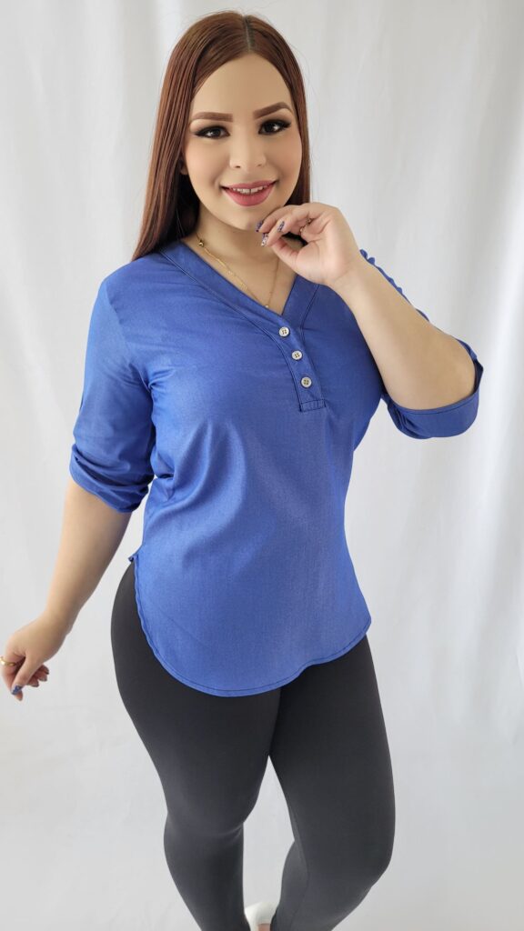 Aventurina Blusa Azul